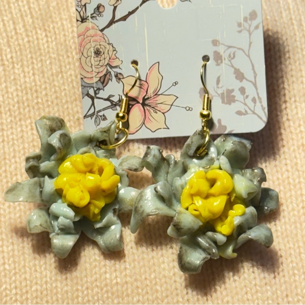 Polymer clay handmade earrings